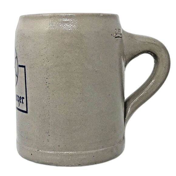 Salt Glazed Wurzburger Hofbrau 0.5L Beer Stein VTG Tankard Made in Germany 5” - Picture 3 of 10